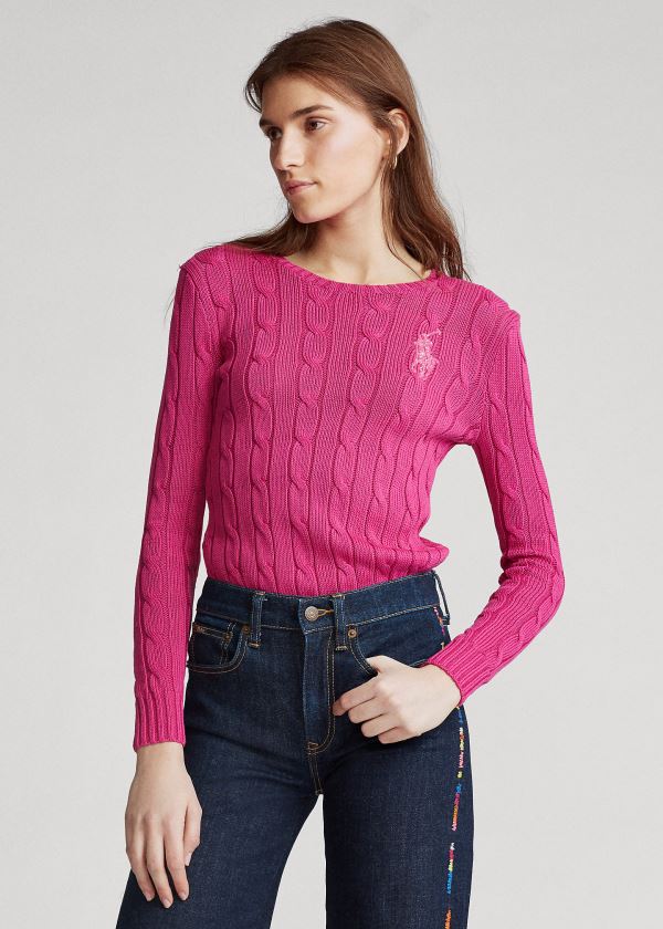 Suéter Polo Ralph Lauren Cable-Knit Algodão Mulher 07523-TNYD